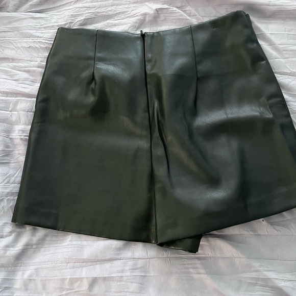 Lulus black faux leather Skort. Worn once for TSwift concert. - Picture 5 of 7